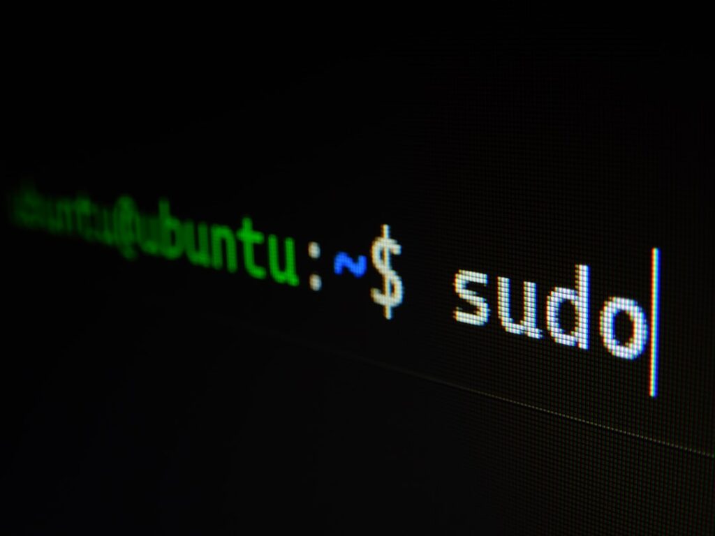 Ubuntu Linuxのターミナル画面
